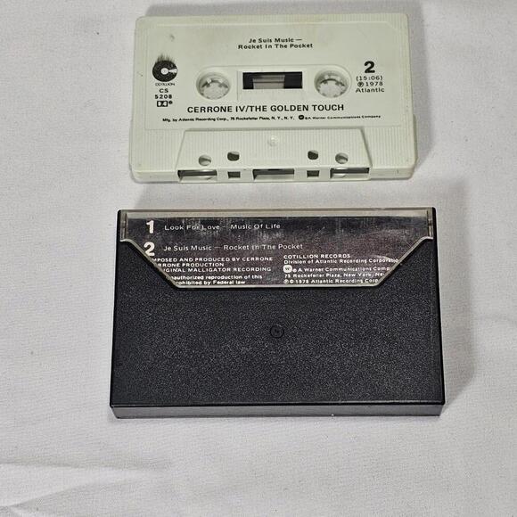 CERRONE IV The Golden Touch Atlantic Records Vintage Cassette Tape 1978 - Picture 2 of 4